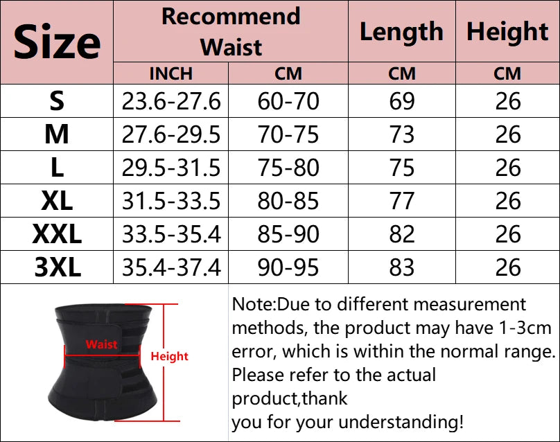 Waist Trainer Corset for Men Workout Sauna Sweat Belly Trimmer Belt Sports Compression Body Shaper Girdle Fitness Weight Loss