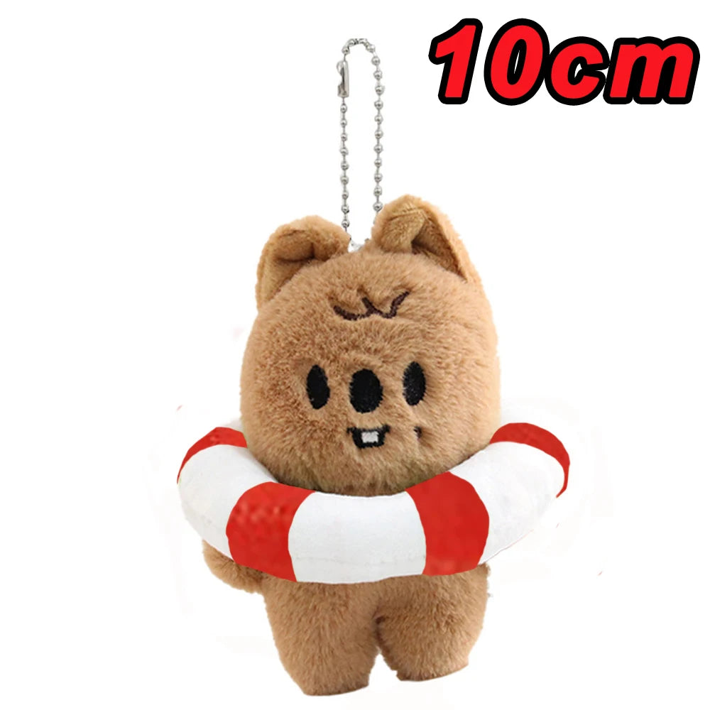 New KPOP Plush Keychain Korean Ide Pendant Toy Keychain Fan Collection Giftsol Plush Cartoon