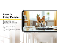 Boykeep 2K Pet Dog Camera with Phone App, 5G/2.4GHz WiFi Indoor Security Baby Camera, 360° Pan & Tilt, 2-Way Audio, Night Vision