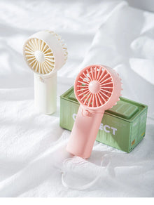 MEET SUN Portable Fan Convenient Creative Small Fan Pocket Hand-held Fan Lightweight AAA Battery Handheld Mini Fan Air Coolers