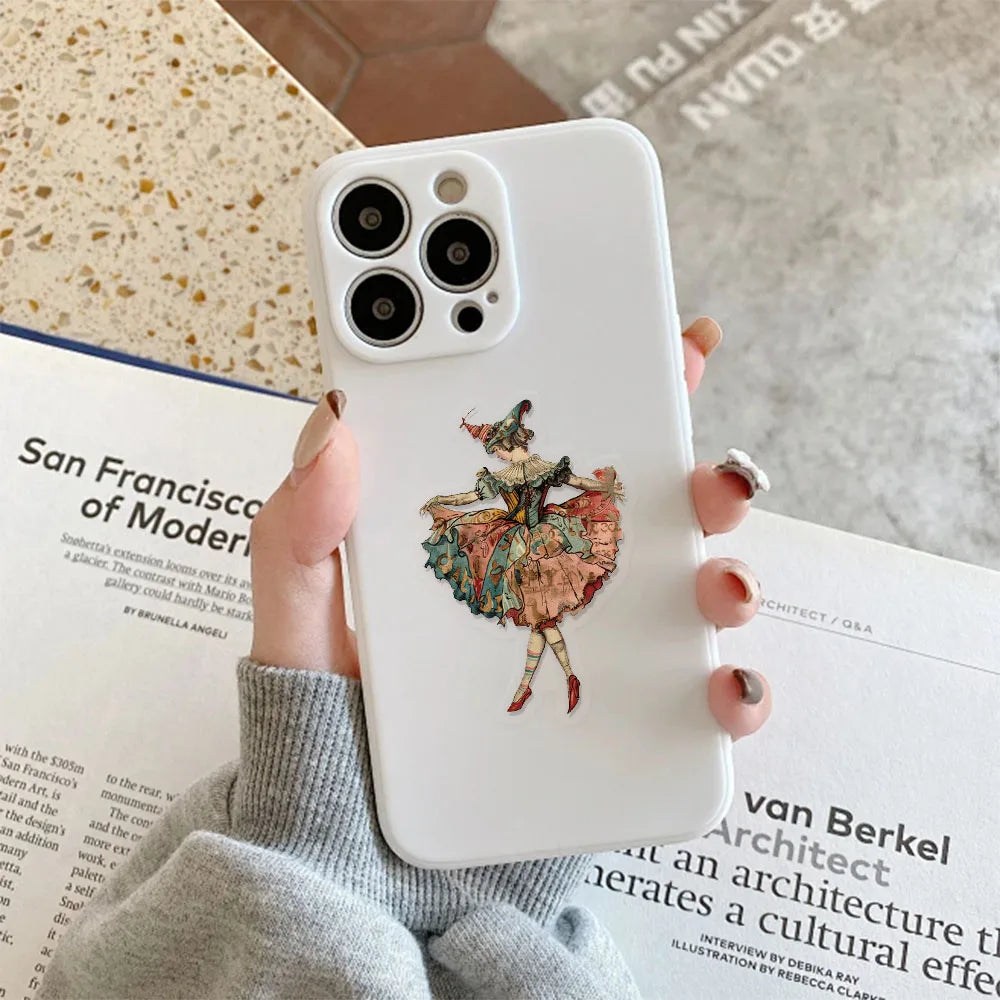 50PCS Victoria Decoration Graffiti Stickers DIY Luggage Notebook Skateboarding Motorcycle PET Waterproof Stickers