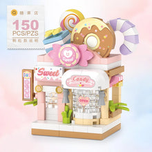 Food Shop Street Series - Mini City Shop House Model Kit, Fun DIY Educational Building Toy Gift for Kids Ages 6-12