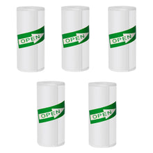 Mini Printer Sticker Paper, Thermal Paper Rolls For T02/M02 and Mini Printer, Smooth Color Self-Adhesive Paper 25X57mm Paperang