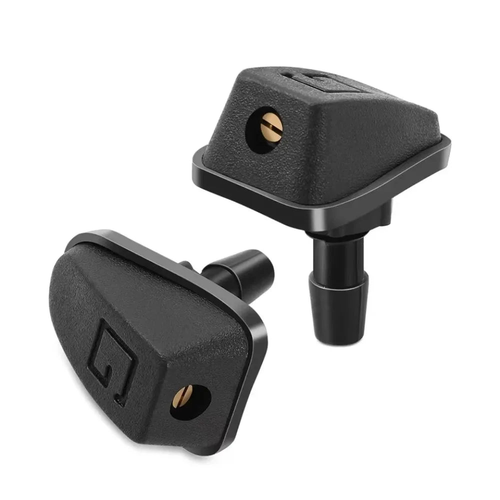 2 Pcs Universal Windshield Washer Nozzles Adjustable Fan Jet Sprayers Used For Daily Auto Parts Maintenance