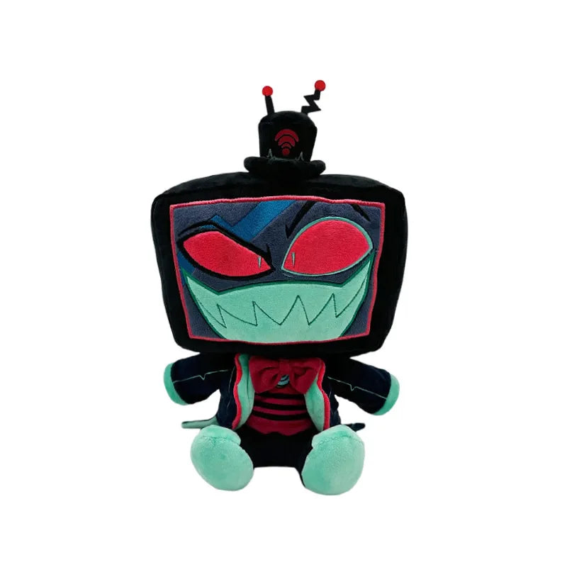Cute Hazbin Hotel S3 Vees Villainous Vox Niffty Plush Toy Doll Pillow Soft Stuffed Cartoon Fans Decoration Toys Birthday Gifts