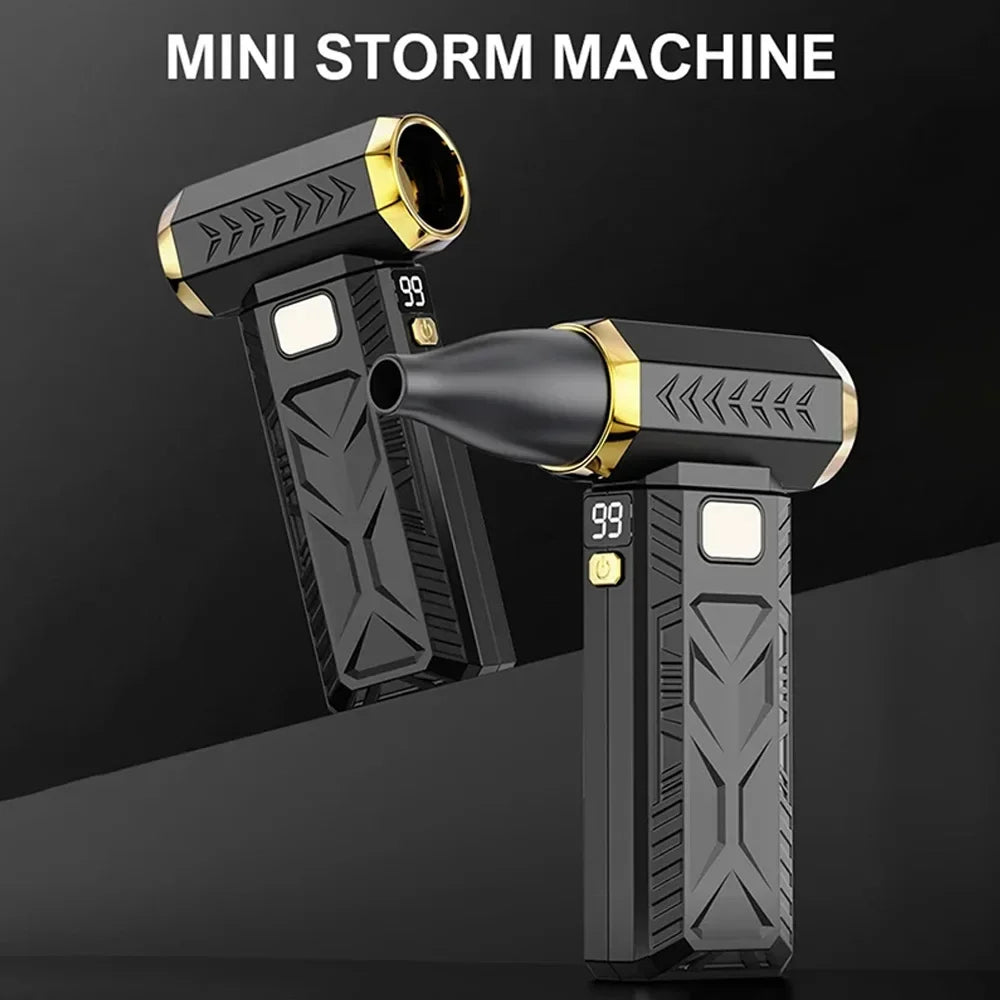 M18 Brushless Turbo Blower Jet Fan 400000RPM Powerful Electric Portable Dust Cleaner 53m/s Type-C Charging Violent Fan