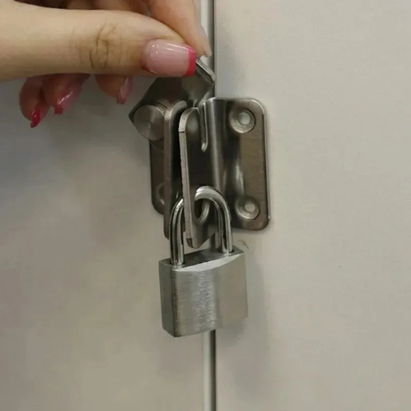 1pc Flip Latch Gate Latches Slide Bolt Latch Safety Door Lock Catch For Barn Cabinet Pet Cage Garden Bathroom Garage Window Slid