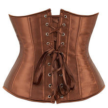 Underbust Corset Waist Slimming Corset Bustiers Body Shaper for Women Steampunk Lace-up Corset Belt Waist Trainer